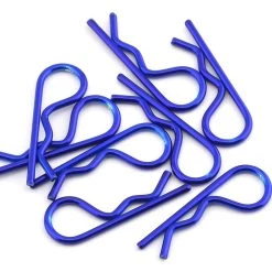 Dynamite Anodized Body Clips (Blue) (8)