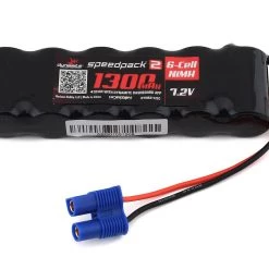 Dynamite Speedpack2 6 Cell NiMH 2/3A Flat Battery Pack w/EC3 (7.2V/1300mAh)