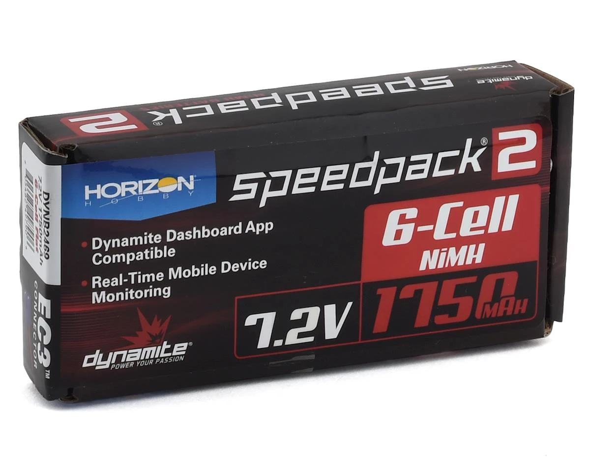 Dynamite Speedpack2 6-Cell 7.2V NiMH Battery Pack w/EC3 Connector (1750mAh) 2 Dynamite Speedpack2 6-Cell 7.2V NiMH Battery Pack w/EC3 Connector (1750mAh) - Image 2