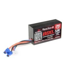 Dynamite Reaction 2S 50C Hard Case LiPo Battery w/EC2 Connector (7.4V/800mAh) -Cheap Dynamite Store dynb825h2 2