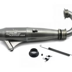 Dynamite Platinum 1/8 053 Mid Range Inline Exhaust System (Hard Anodized)