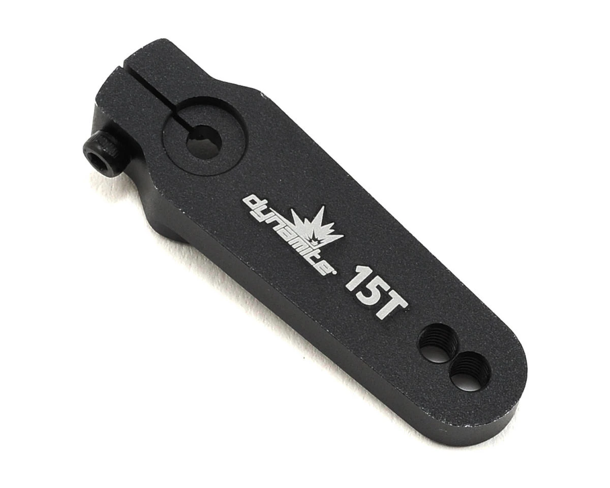 Dynamite 5IVE Large Scale Aluminum Steering Servo Arm (15 - Spline) 1 Dynamite 5IVE Large Scale Aluminum Steering Servo Arm (15 - Spline)