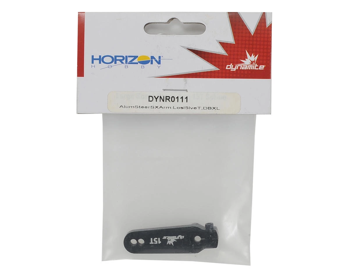 Dynamite 5IVE Large Scale Aluminum Steering Servo Arm (15 - Spline) 2 Dynamite 5IVE Large Scale Aluminum Steering Servo Arm (15 - Spline) - Image 2