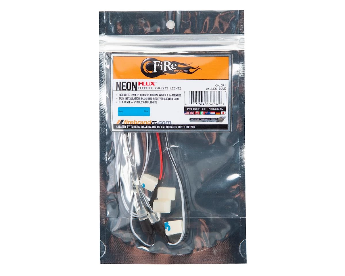 Firebrand RC Neon Flux Chassis Light Strips (Blue) 2 Firebrand RC Neon Flux Chassis Light Strips (Blue) - Image 2