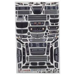 Firebrand RC Grilles Multi-Fit Decal Sheet (8.5x14")