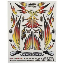 Firebrand RC Concept Phoenix Decal (Orange) (8.5x11")