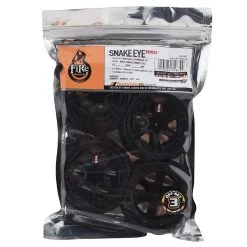 Firebrand RC SnakeEye RXG3 Gymkhana Pre-Mounted Rally Tires (4) (Black) w/.50 Cal Tires, 12mm Hex & 3mm Offset -Cheap Dynamite Store fbr1sbkeye744 2