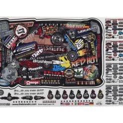 Firebrand RC Sponsor Logos 1B Decal Set (6x10")