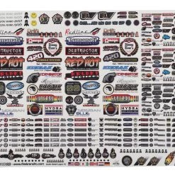 Firebrand RC Sponsor Logos 1C Decal Set (8.5x11")