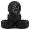 Firebrand RC Terrafire MTX Pre-Mounted Off Road Tires (4) (Black) w/12mm Hex