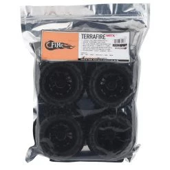 Firebrand RC Terrafire MTX Pre-Mounted Off Road Tires (4) (Black) w/12mm Hex 5 Firebrand RC Terrafire MTX Pre-Mounted Off Road Tires (4) (Black) w/12mm Hex -Cheap Dynamite Store fbr1terrafi028 2