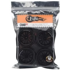 Firebrand RC Char D9 Pre-Mounted Slick Drift Tires (4) (Black) w/FireSickle Tires, 12mm Hex & 9mm Offset 5 Firebrand RC Char D9 Pre-Mounted Slick Drift Tires (4) (Black) w/FireSickle Tires, 12mm Hex & 9mm Offset -Cheap Dynamite Store fbr1whechr092 2