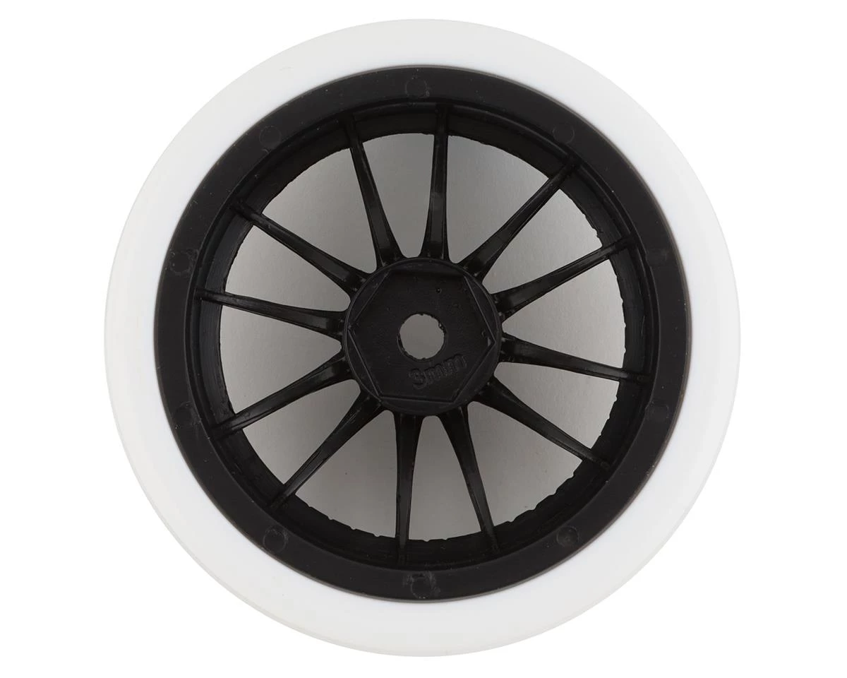 Firebrand RC Char XDR3 Pre-Mounted Drift Tires (4) (Black/White) w/Blizzard Tires, 12mm Hex & 3mm Offset 2 Firebrand RC Char XDR3 Pre-Mounted Drift Tires (4) (Black/White) w/Blizzard Tires, 12mm Hex & 3mm Offset - Image 2