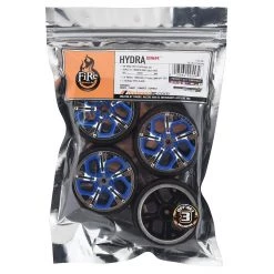 Firebrand RC Hydra DSR3 Pre-Mounted Slick Drift Tires (4) (Blue/Chrome) w/Sickle-R Tires, 12mm Hex & 3mm Offset 5 Firebrand RC Hydra DSR3 Pre-Mounted Slick Drift Tires (4) (Blue/Chrome) w/Sickle-R Tires, 12mm Hex & 3mm Offset -Cheap Dynamite Store fbr1whehyd534 2