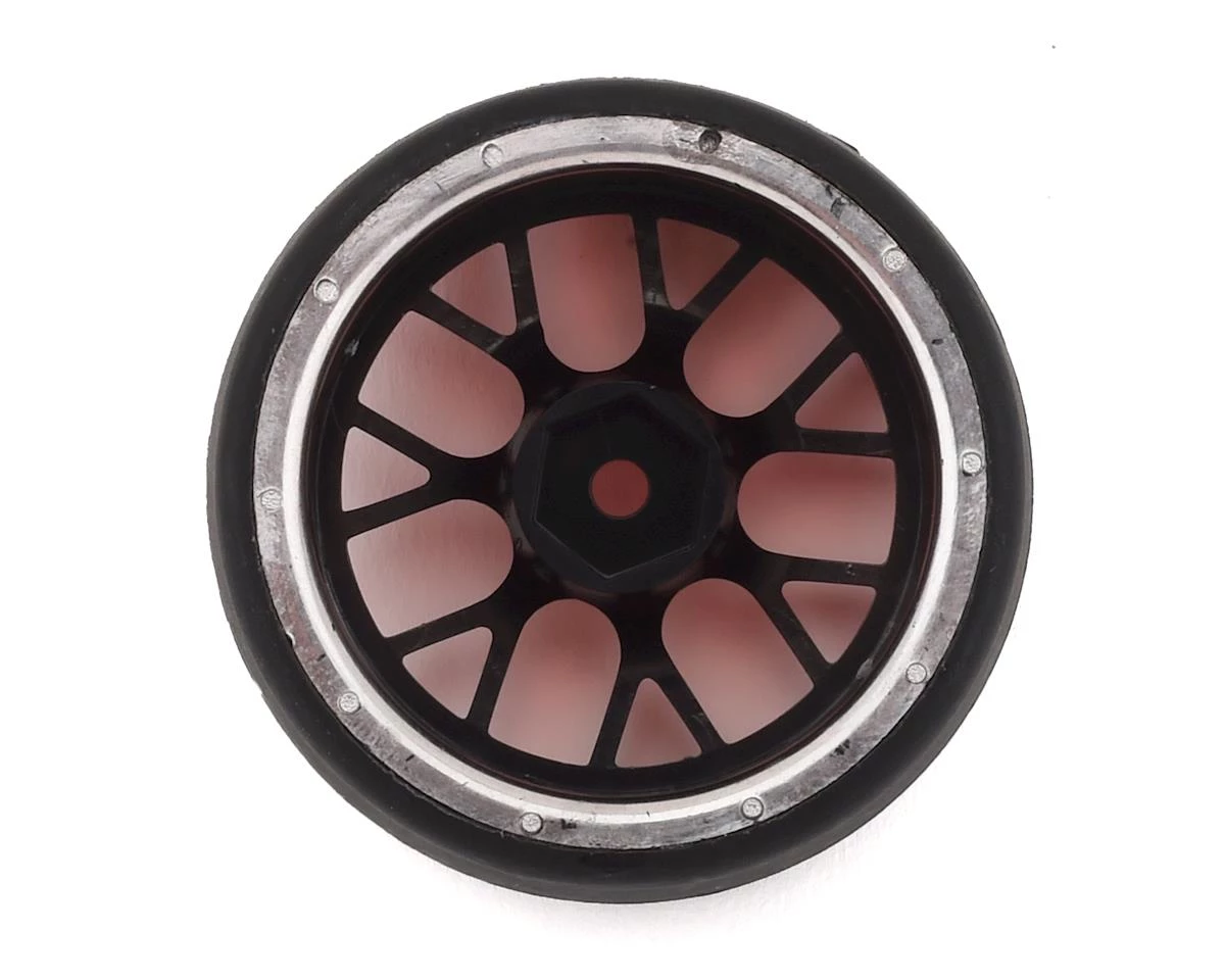 Firebrand RC Hypernova XDR 5° Pre-Mounted Slick Drift Tires (4) (Red Chrome) w/Diamond Tires, 12mm Hex & 3mm Offset 2 Firebrand RC Hypernova XDR 5° Pre-Mounted Slick Drift Tires (4) (Red Chrome) w/Diamond Tires, 12mm Hex & 3mm Offset - Image 2