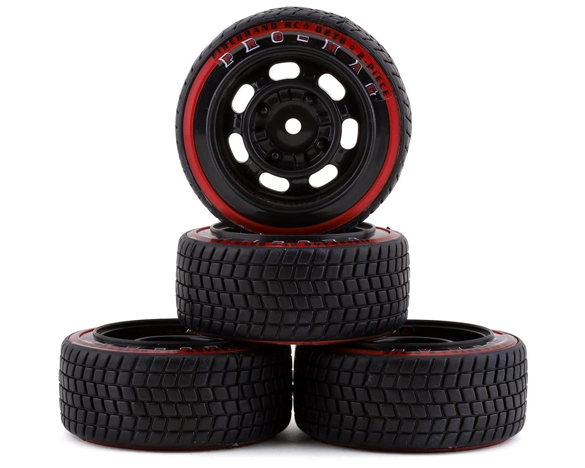 Firebrand RC Promag 15-D2T Pre-Mounted Drift Tires (Red) (4) w/D2T Tires, 12mm Hex & 6mm Offset 1 Firebrand RC Promag 15-D2T Pre-Mounted Drift Tires (Red) (4) w/D2T Tires, 12mm Hex & 6mm Offset