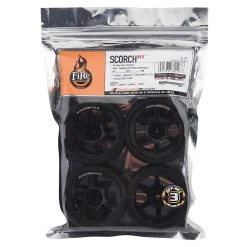 Firebrand RC Scorch RT3 Pre-Mounted On-Road Tires (4) (Black) w/FireFangs Tires, 12mm Hex & 3mm Offset 5 Firebrand RC Scorch RT3 Pre-Mounted On-Road Tires (4) (Black) w/FireFangs Tires, 12mm Hex & 3mm Offset -Cheap Dynamite Store fbr1whesco078 2